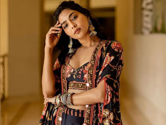 Delightful Clicks Of Aishwarya Lekshmi In Floral Dress